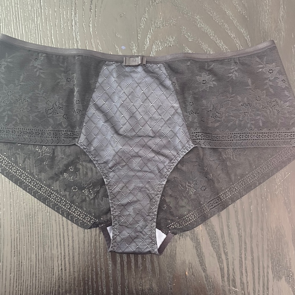 Anita Black and Pink Lace Panties Intimates - Picture 4 of 6